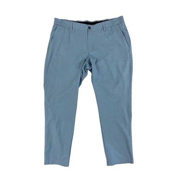 Under Armour Golf Drive Tapered‎ Lightweight Stretch Blue Pants Men Size 40/30 - Picture 1 of 6